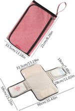 Foldable Diaper Changing Pad, Waterproof Diaper Storage Bag, Compact Portable Changing Pads for Parks, Shopping Malls, Restaurants, Travel, Camping - Image 6