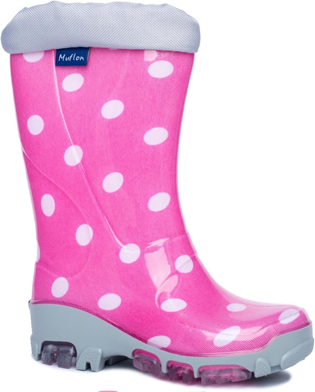 71PaTf6wgPL._AC_SL1500_.jpg Muflon Kids Wellington Boots Rainy Snow - Image 1