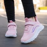 HSD Baby Girl Shoes 2~3 Years Old Sneakers Size 8 Toddler Kids Big Kids Boys Girls Walking Sports Shoes Lightweight Breathable Athletic Running Slip On Anti Slip Soft Girl Sneakers Size 7 - Image 3