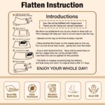 Happy Halloween Kids Area Rug Cartoon White Ghosts Decor Indoor Floor Mat for Boys Girls Teens Retro Green Daisy Patchwork Plaid Non Slip Rug for Living Room Chairs 3'x5' - Image 6