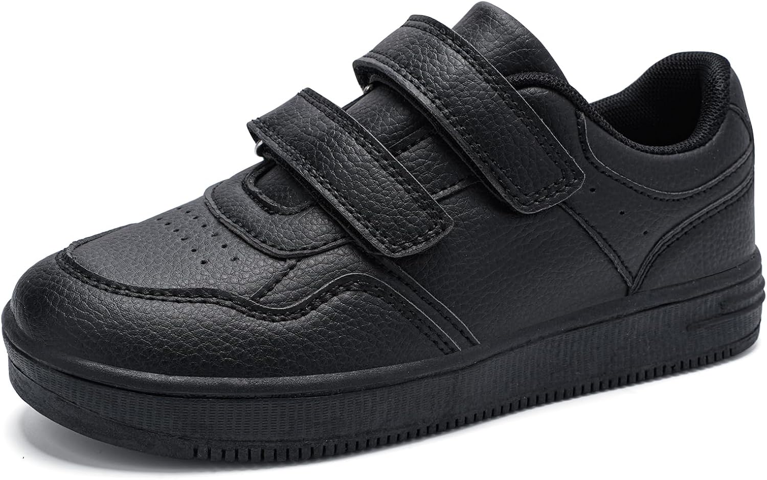 71QDO95x9dL._AC_SL1500_.jpg HIULYCENCE Trainers Kids School Shoes Boys Sneakers Hoop and Loop Comfortable Uniform Shoes - Image 1