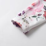 Tearfuty Toddler Baby Girls Floral Print Long Sleeve Top Pants 2Pcs Outfits Black - Image 3