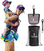 Piggyback Rider Child Toddler Barrier Backpack - Scout Model - Perfect for Hiking, Camping, Fitness, and Travel - Black Bundle