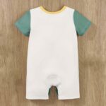 EHJRE Baby Boys Summer Button Jumpsuit Short Sleeve Baby Romper Summer Romper for Halloween Sleepwear Family Gathering - Image 6