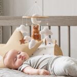 Baby Bed Mobile Wind Chime Rattle Toy, Baby Crib Mobile, Baby Cot Mobile Hanging Decor Rotating Toys, Cartoon Nursery Bassinet Soft Toy for Kids, Girls, Children - Image 2