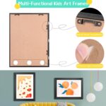 Kids Art Frame Picture Frame - A3 Kids Artwork Display Frame Front Opening 34X46 cm, Black Family Photo Frame for Wall, for Bedroom, Living Room Decor - Image 4