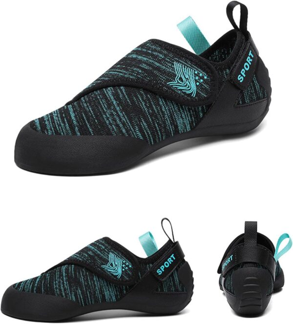 Zenithuxe Children's Climbing Shoes.Bouldering Training Shoes. Indoor Climbing For Teenagers.Beginners Rock Shoes - Image 2
