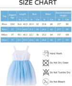 Baby Girls Toddler Tutu Dress Sleeveless Princess Casual Cute Dresses Tulle Sundress for 1-4Y - Image 6