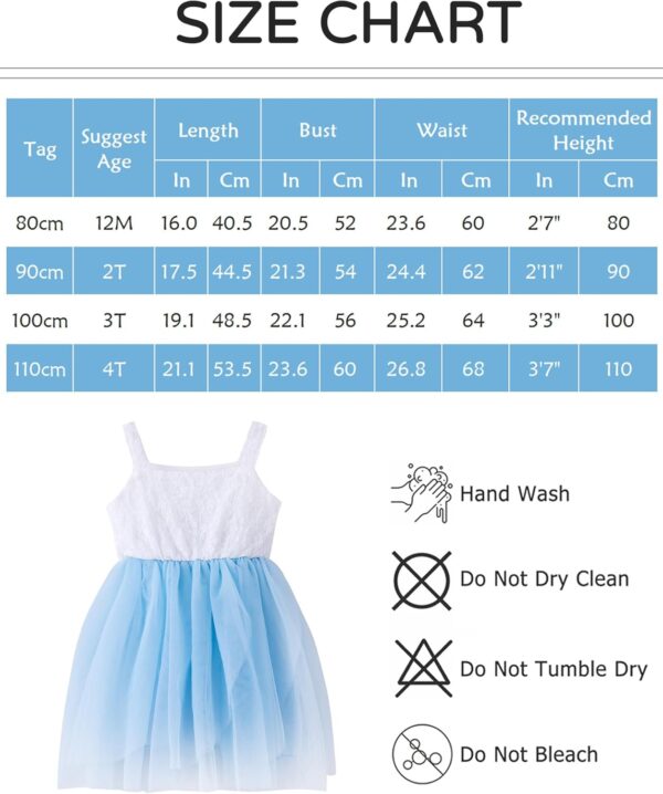 Baby Girls Toddler Tutu Dress Sleeveless Princess Casual Cute Dresses Tulle Sundress for 1-4Y - Image 6