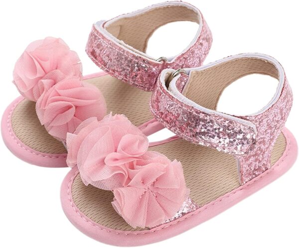 Toddler Soft Shoes Baby Girls Boys Sandals Infant Outdoor Casual Slipper Toddler First Walking Princess Shoes for 0 to 18 Months - Image 3