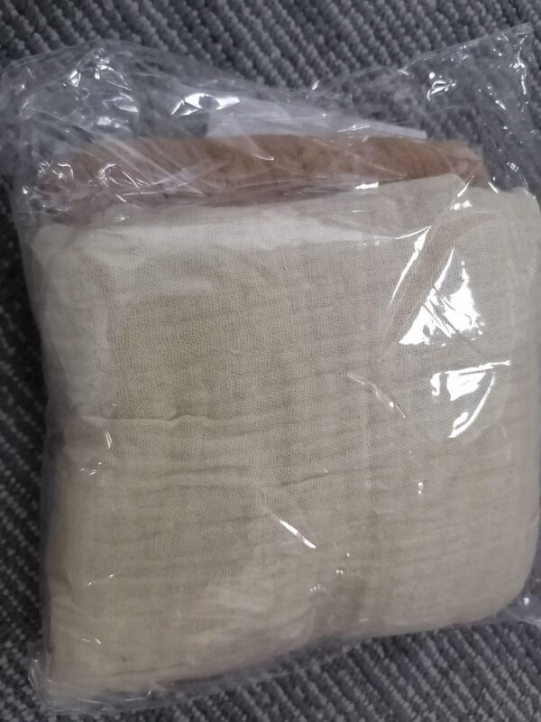 Winmany Toddler Cotton Muslin Pillowcases Baby Girl Boy Pillow Case Travel Cushion Pillow Covers with Envelope Design Cot Bed Accessories Fit for 13"x18" 14" x 19" 12"x16" Pillow (Brown+Khaki) - Image 9