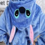 Auspicious beginning Stitch Kids Pajamas Animal Cosplay Costume Onesie Sleepsuit Homewear Kigurumi Pajamas - Image 4
