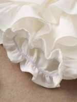 Agoky Baby Girls Ruffle Layered Bloomer Shorts High Waist Bowknot Skirted Victorian Pumpkin Short Pants - Image 6