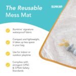 Bumkins Baby Splat Mat for Under High Chair, Babies Toddlers Eating Mess Mat, Waterproof Reusable Cloth for Arts and Crafts, Playtime Mat for Kids, Floors or Tables, Fabric 42inx42in, Desert Boho - Image 5