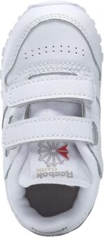 Reebok Unisex Baby Cl Lthr 2v Sneaker, White Carbon Vecblu, 5.5 UK Child - Image 9