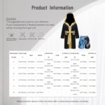 Miaeowve Kids Boys Boxing Outfit Open Front Hooded Grown Cloak Metallic Satin Robe with Belt and Boxer Shorts Set - Image 6