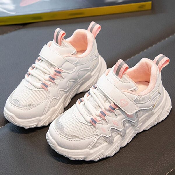 IQYU Trainers Boys Lightweight Running Shoes Breathable Sports Shoes Girls Boys Children's Shoes Leisure Shoes Baby Children's Shoes Trainers for Boys Nets Girls Shoes Outdoor Sports Children's Shoes, - Image 9