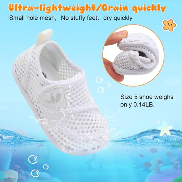 JOINFREE Toddler Water Shoes Boys Girls Sandals Barefoot Kids Breathable Aqua Shoes for Swim Pool Indoor Home Shoes - Image 5