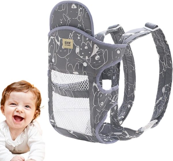 Toddler Hip Carrier, Baby Soft Carrier, 4-in-1 Carrier, Light and Airy Baby Carrier, Front and Back Carry Baby Holder with Adjustable Waist Belt and Ergonomic Seat for to Toddler - Image 9