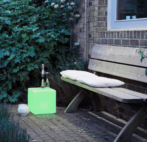 Mr.Go 12-inch Rechargeable Magic LED Light Cube Stool with Remote Control Fun Mood Lamp Soothing Night Light Decorative Lighting for Home Kids Bedside Bedroom Nightstand Nursery Pool Party - Image 9