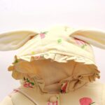 Baby Girls Warm Padded Jacket Fleece Coat Windproof Outerwear Jacket Thicken Toddler Warm Hooded Winter Coat with Bag (3A-Beige, 12-18 Months) - Image 2