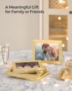 SONGMICS Collage Picture Frames, 12 Frames for 4x6 Photos, Collage Photo Frames for Wall, Multi Frames, Wall Decor, Pale Gold RPF026A01 - Image 7