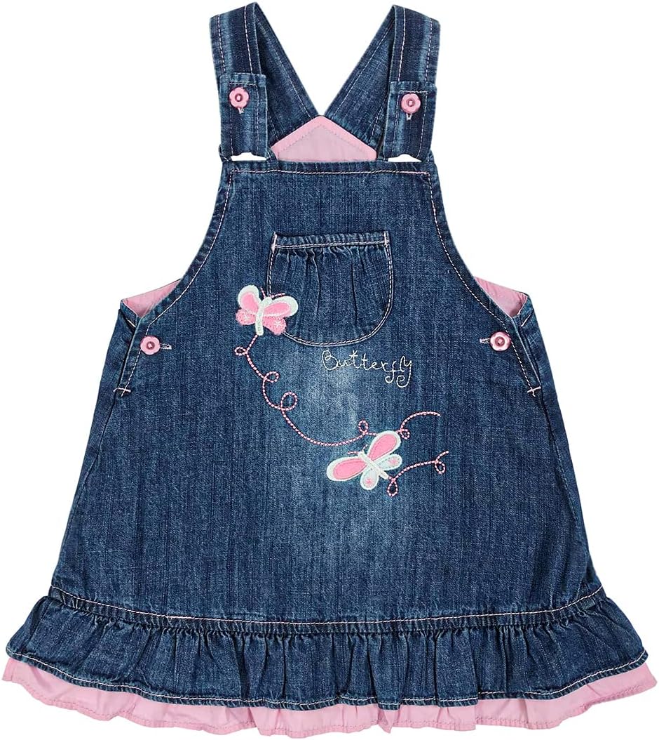 71Vbclst7gL._AC_SL1100_.jpg Peacolate 6M-3Years Baby Girls Overalls with Belt 1pcs Jumpstuis Kids Pants - Image 1