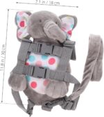 Vaguelly Safety Backpack for Kids Elephant Design with Anti-Lost Leash for Toddlers - Image 2
