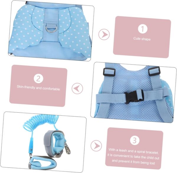 JOINPAYA Toddler Safety Harness Walking Leash Boys and Girls Safety Harness Leash Adjustable Strap Child Leashes for Toddlers - Image 2