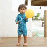 weVSwe Baby Toddler Boy Swimsuit UPF 50+ Sun Protection Rash Guard Swimwear with Crotch Zipper 0-3 Years - Image 4