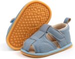 RVROVIC Baby Boys Girls Sandals Soft Sole Summer Infant Crib Shoes Lightwight Toddler Prewalker Outdoor Walking Shoes