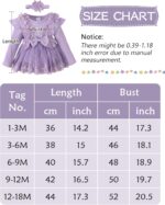 SEAUR A Line Dresses Infant Romper Dress Cotton Baby Girl Summer Dress Long Sleeve Party Dress Baby Girl Cute Dress - Image 6
