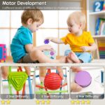 Baby Toys for 1 2 Year Old Boys Girls, Montessori Sensory Toys for 12 18 Months 1st Gifts Educational Learning Shape Sorter Activity Cube Travel Toys for Autism Toddlers Birthday Presents - Image 2