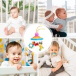 Nursery Mobile for Crib - 33x25x25cm Baby Bassinet Mobile Hanger Bell | Wooden Mobile Rotating Cute Animal Nursery Decor | Cotton Educational Toys for Girls Boys, Stroller Accessories - Image 5