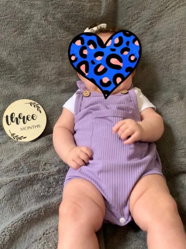 Zoputey Baby Girl Romper Solid Colour Sleeveless with Pocket Design for Infant Baby Girl - Image 3