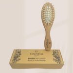 Essentials Encore Bamboo Baby Air Cushion Brush for Massage - Soft Bristle Hairbrush for Newborn and Infant - Gentle Scalp Stimulation - Baby Brush and Comb Set Newborn - Baby Hair Brush and Comb Set - Image 6