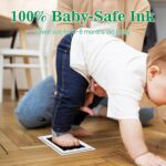 Nabance Baby Footprint Kit & Handprint Kit, 3 Inkless Ink Pads, 2 Photo Frames, 6 Imprint Cards, Safe for Baby Hands and Feet, Family Keepsake Gifts for New Parents, Baby Shower Gifts 0-6 months - Image 2