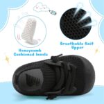 JIASUQI Baby Shoes Soft Baby First Walking Shoes Wide Barefoot Baby Boys Girls Shoes Soft Sole Infant Sneakers Toddler Lightweight Sock Shoes - Image 2