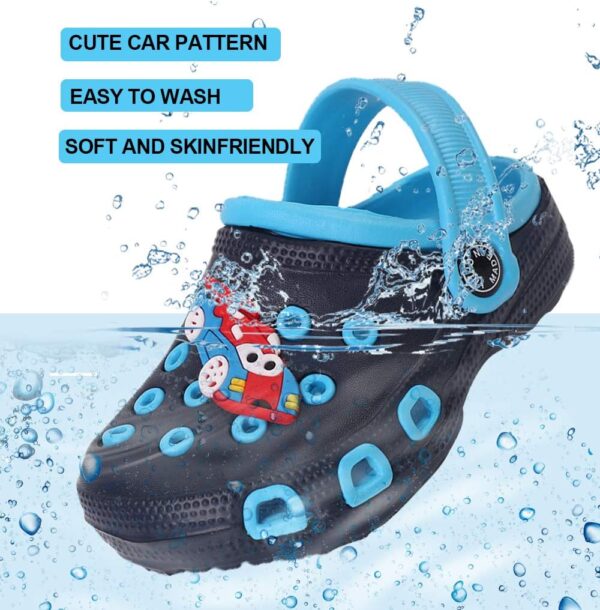 Kids Clogs for Girls and Boys Non-Slip Garden Shoes Slip-on Sandals Beach Pool Shower Slippers Surf Clogs for Children Toddler - Image 3