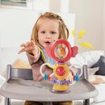 Newborns Baby Toys Wrist Rattle - High Chair Suction Toy, Suction Base Cup Toy | Sensory Activity Center Developmental Toys with Early Development Baby Toys, Sensory Teether Baby Toys - Image 2