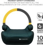 Kinderkraft I-Boost Car Seat, I-Size, 135-150cm, Baby Seat, Booster seat for 9 to 12 Years, Easy to Assemble, Ergonomic Posture, Additional Foam, Green - Image 5