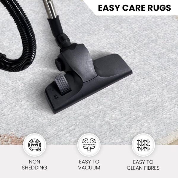 Livabliss Fish Washable Kids Rug - Childrens Rugs for Bedroom 160x213 cm, Machine Washable Animal Rug for Girls and Boys Bedroom, Playroom and Nursery Rugs - Girl, Boy, Baby, Kids Carpet, Cream - Image 2