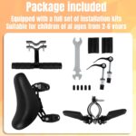 Honeyhouse Child Bike Seat | Child Safety Carrier Front Mount Baby Seat with Armrest and Foot Pedals | Adjustable Safety Seat for Kids Infant Toddler (UP to 41 kg) - Image 6