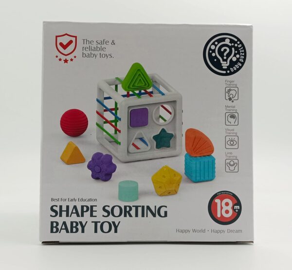 Baby Toys for 1 2 Year Old Boys Girls, Montessori Sensory Toys for 12 18 Months 1st Gifts Educational Learning Shape Sorter Activity Cube Travel Toys for Autism Toddlers Birthday Presents - Image 10