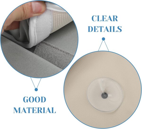 TOPBATHY Bath Kneeler with Elbow Rest Pad Set, Quick-Drying Anti-Skid Kneeling Pad and Elbow Support for Baby Bathing Time Bathtub Kneeling Cushion Mats with Storage Bag for Bathroom Kneeling - Image 8