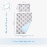 Baby Comfort 2 Piece Duvet Cover & Pillowcase Bedding Set 150x120 cm for Toddler Junior Cot Bed (It's a Boy) - Image 4