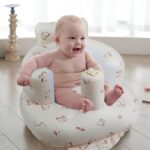Inflatable Baby Seat with Built in Pump for Babies 3 Months & Up, Baby Floor Seats for Sitting Up, Blow Up Baby Chair for Infants - Unicorn - Image 7