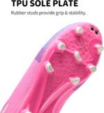 DREAM PAIRS Boys Girls Soccer Cleats Youth Firm Groud Athletic Outdoor Trainning Football Shoes for Little/Big Kid - Image 3