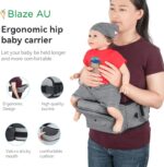 Baby Hip Carrier with Seat | Baby & Toddler Carrier with Adjustable Waistband & Back Support - Image 8