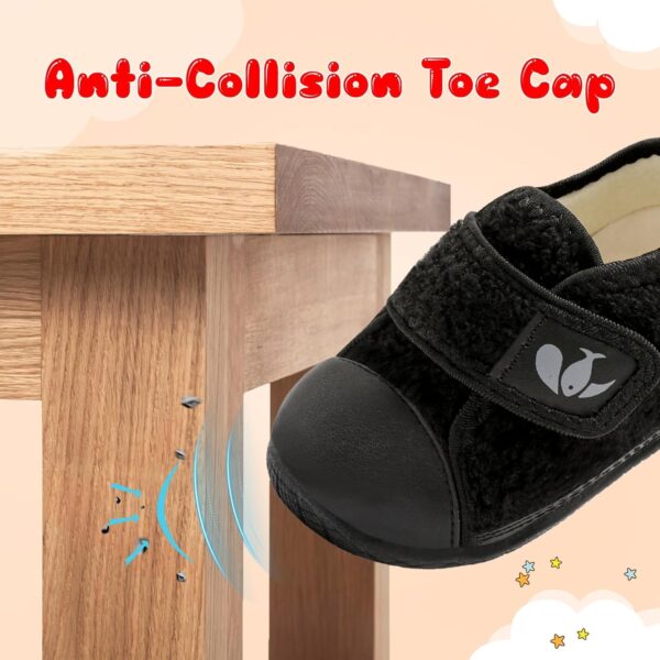 JIASUQI Baby Slippers Warm Soft Baby Boots Adjustable Infant First Walking Shoes Baby Boys Girls Winter Shoes - Image 4